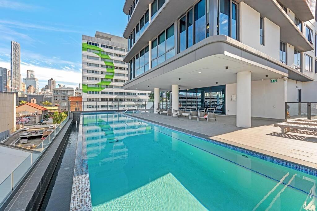 布里斯班Great Located Unit/Private Balcony, Pool,Gym,Parking公寓 外观 照片
