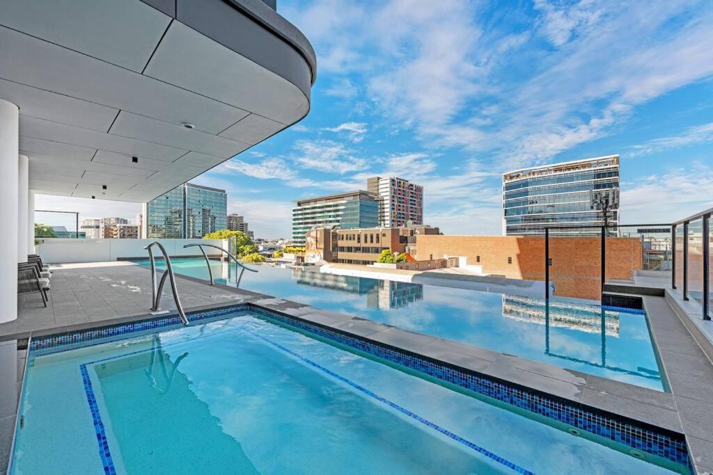 布里斯班Great Located Unit/Private Balcony, Pool,Gym,Parking公寓 外观 照片